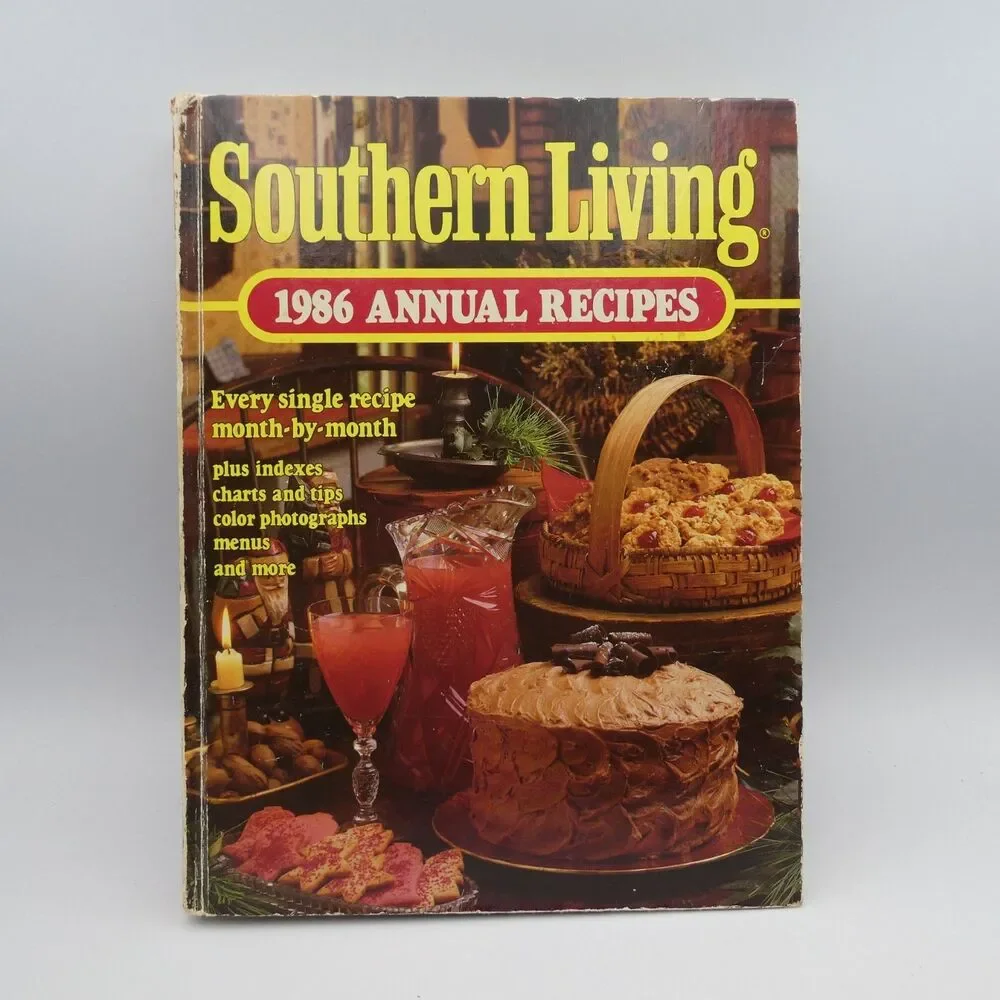 Vintage Southern Living 1986 Annual Recipes Hardcover Cookbook Oxmoor House